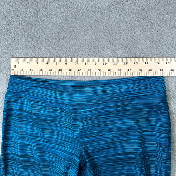 CHAMPION Duo Dry Workout Leggings XL BLUE SPACEDYE Athletic Stretch Leggings - Picture 7 of 11